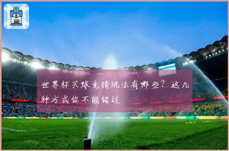 世界杯买球竞猜玩法有哪些？这几种方式你不能错过
